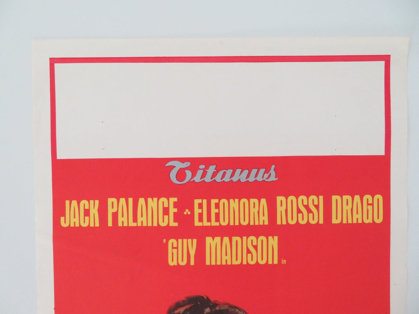 SWORD OF THE CONQUEROR ITALIAN LOCANDINA POSTER JACK PALANCE ELEONORA ROSSI 1961 - Rendezvous Cinema