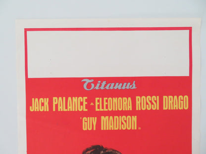 SWORD OF THE CONQUEROR ITALIAN LOCANDINA POSTER JACK PALANCE ELEONORA ROSSI 1961 - Rendezvous Cinema