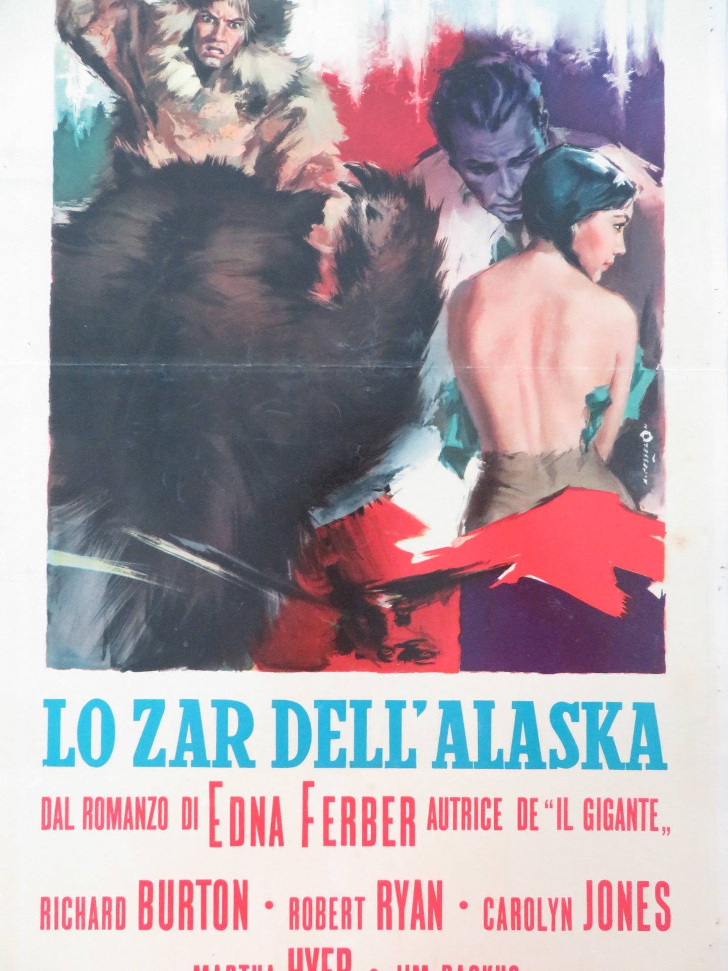 ICE PALACE ITALIAN LOCANDINA POSTER RICHARD BURTON ROBERT RYAN R1963 - Rendezvous Cinema