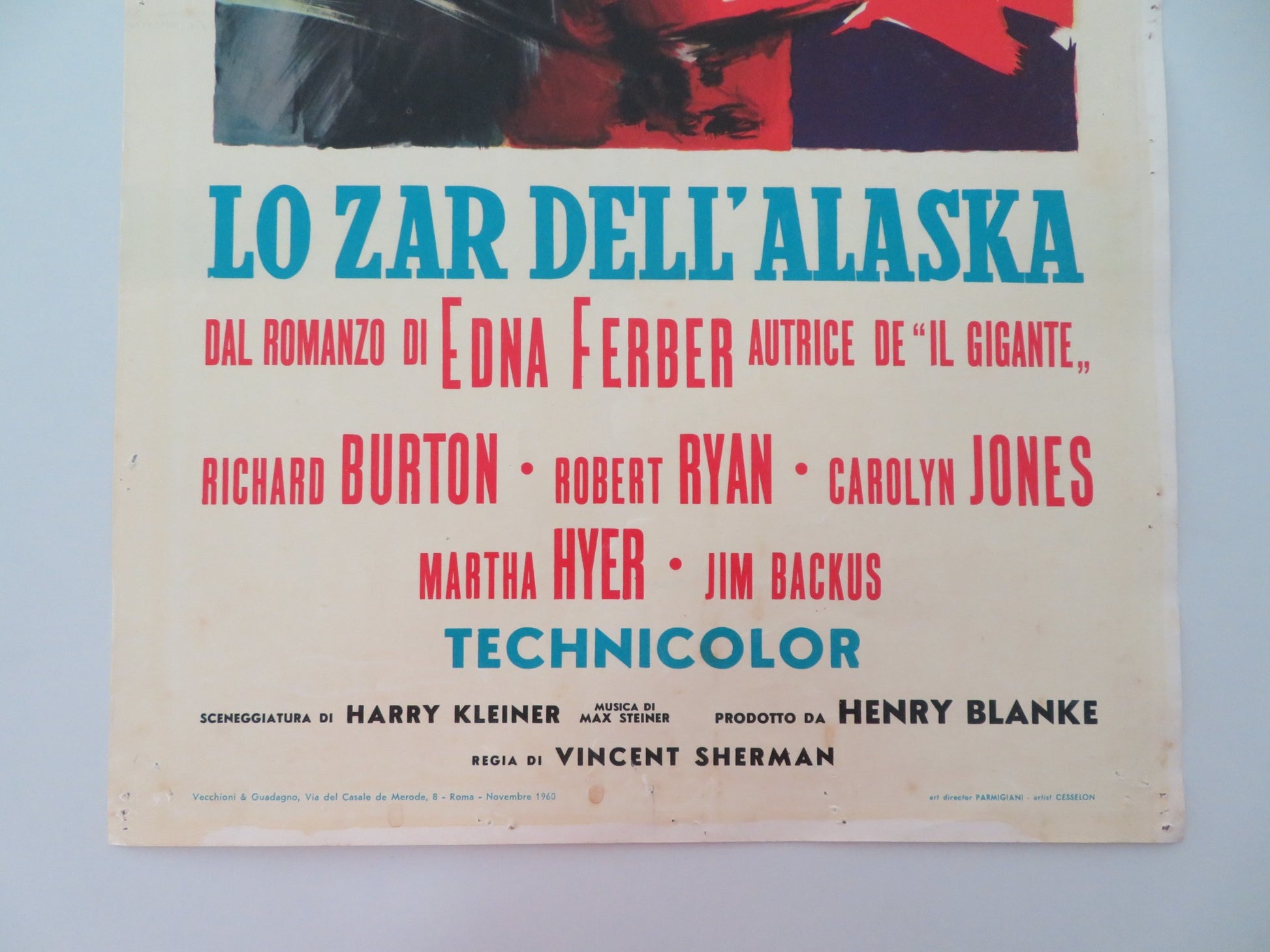 ICE PALACE ITALIAN LOCANDINA POSTER RICHARD BURTON ROBERT RYAN R1963 - Rendezvous Cinema
