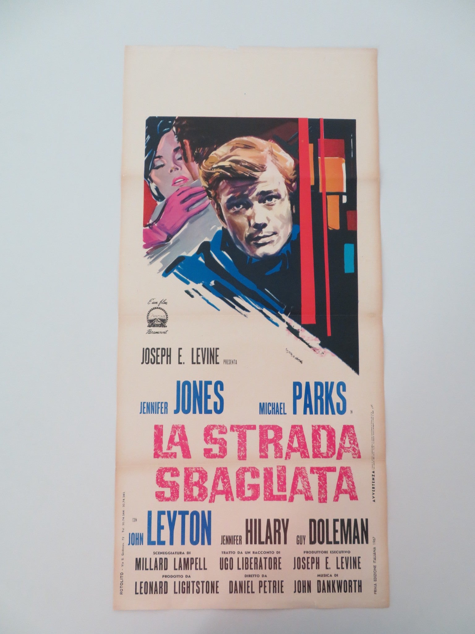 THE IDOL ITALIAN LOCANDINA POSTER JENNIFER JONES MICHAEL PARKS 1967 - Rendezvous Cinema