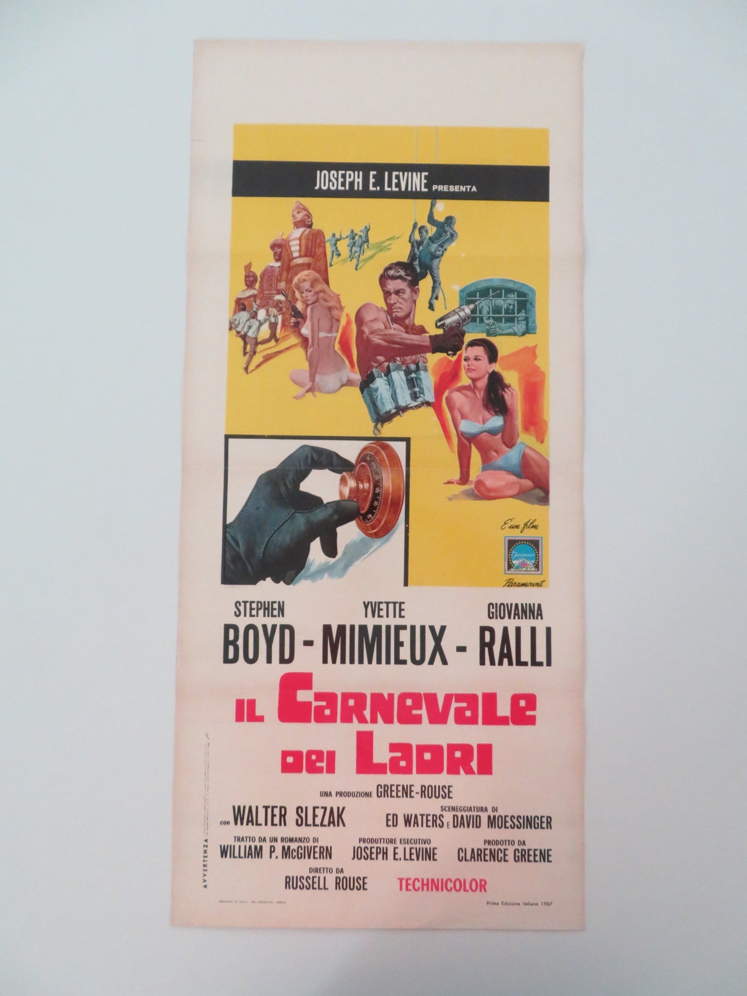 THE CAPER OF THE GOLDEN BULLS ITALIAN LOCANDINA POSTER STEPHEN BOYD 1967 - Rendezvous Cinema