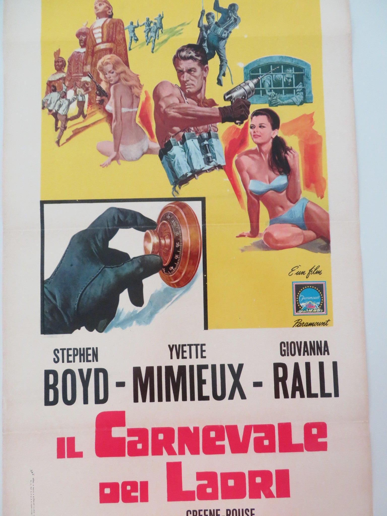 THE CAPER OF THE GOLDEN BULLS ITALIAN LOCANDINA POSTER STEPHEN BOYD 1967 - Rendezvous Cinema