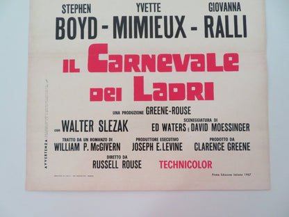 THE CAPER OF THE GOLDEN BULLS ITALIAN LOCANDINA POSTER STEPHEN BOYD 1967 - Rendezvous Cinema