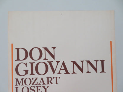 DON GIOVANNI ITALIAN LOCANDINA POSTER MOZART RUGGERO RAIMONDI K. TE KANAWA 1979 - Rendezvous Cinema