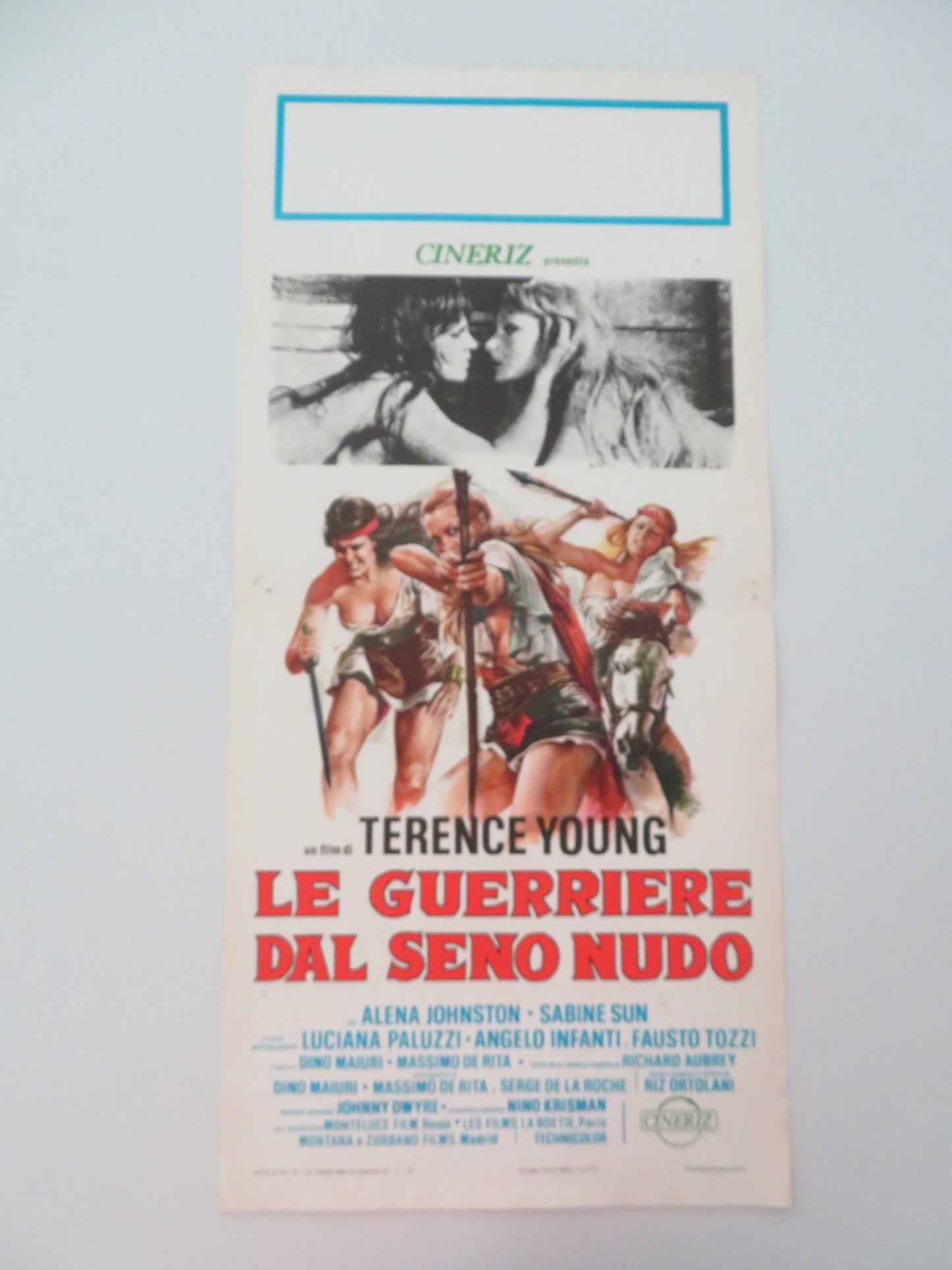 WAR GODDESS ITALIAN LOCANDINA POSTER ALENA JOHNSTON SABINE SUN 1974 - Rendezvous Cinema