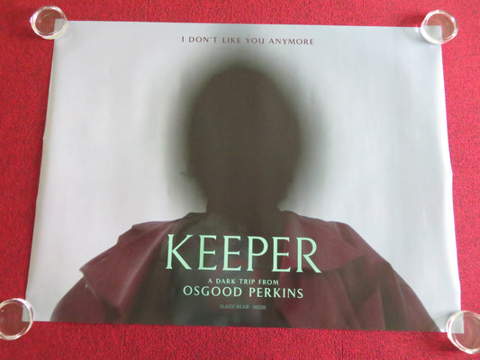 KEEPER UK QUAD ROLLED POSTER TATIANA MASLANY ROSSIF SUTHERLAND 2025