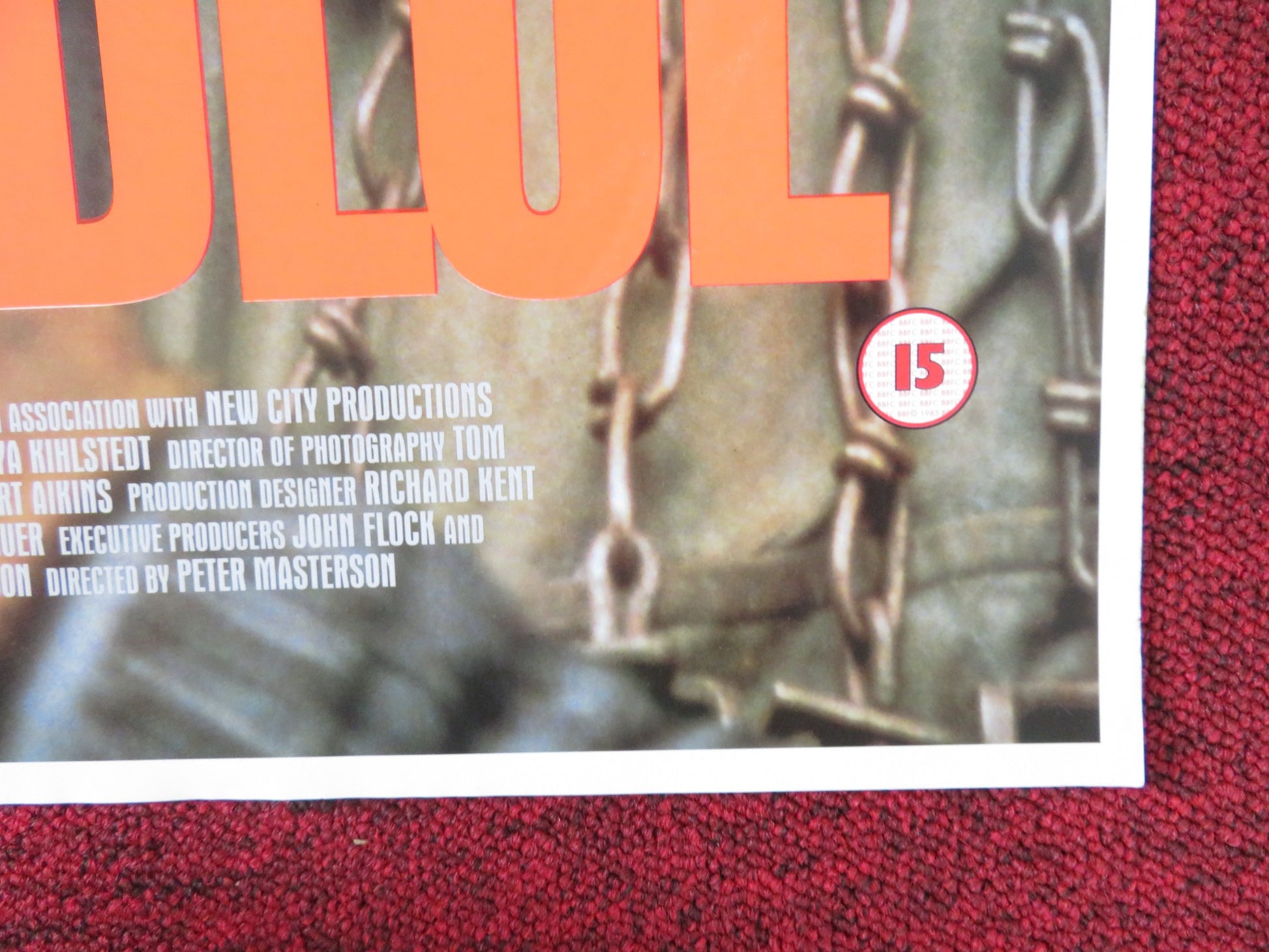 ARCTIC BLUE VHS POSTER ROLLED RUTGER HAUER DYLAN WALSH 1993 - Rendezvous Cinema