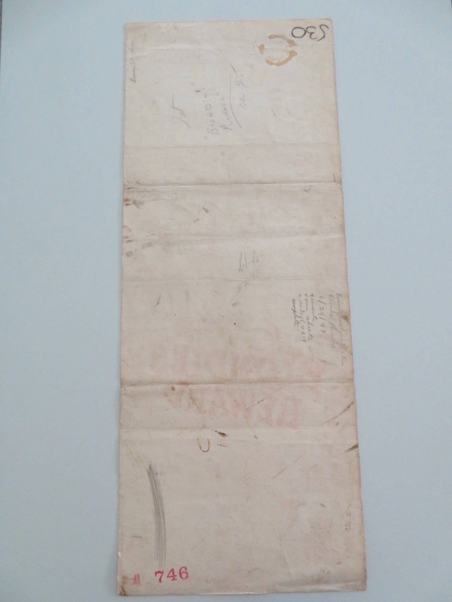 BLONDIE'S REWARD US INSERT POSTER PENNY SINGLETON ARTHUR LAKE 1948 - Rendezvous Cinema