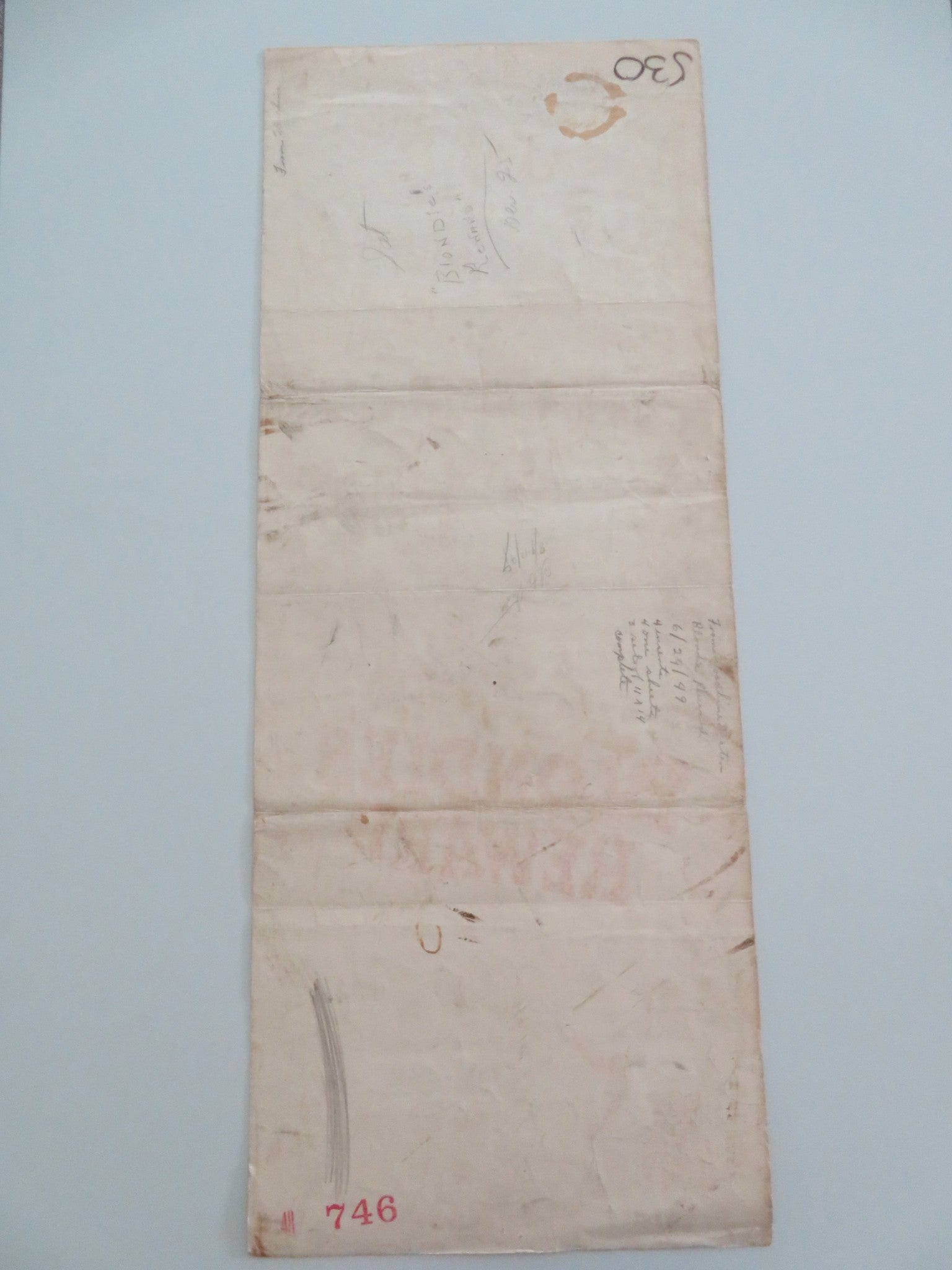 BLONDIE'S REWARD US INSERT POSTER PENNY SINGLETON ARTHUR LAKE 1948 - Rendezvous Cinema