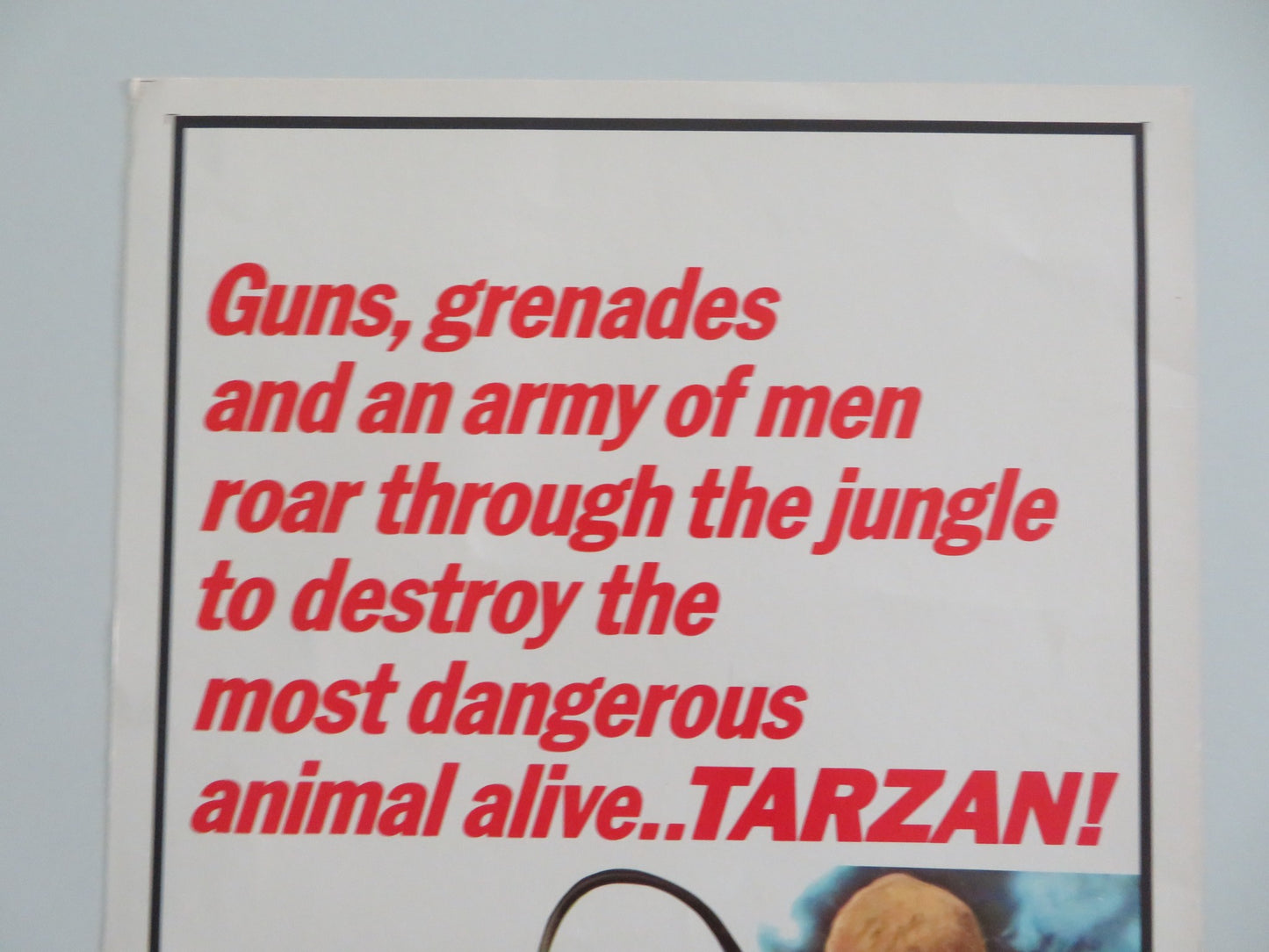 TARZAN'S DEADLY SILENCE US INSERT POSTER RON ELY JOCK MAHONEY 1970 - Rendezvous Cinema