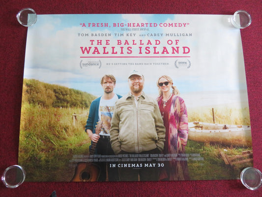 THE BALLAD OF WALLIS ISLAND UK QUAD ROLLED POSTER CAREY MULLIGAN 2025