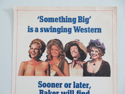 SOMETHING BIG US INSERT POSTER DEAN MARTIN BRIAN KEITH 1971 - Rendezvous Cinema