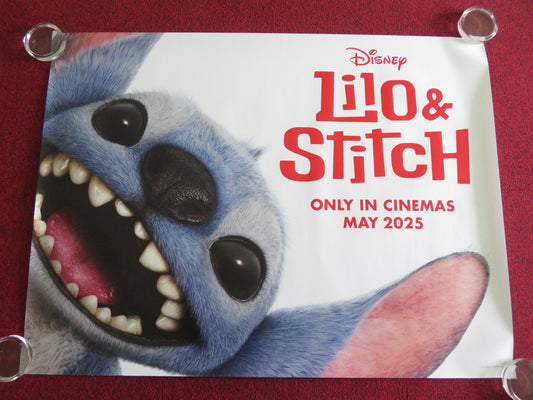 LILO & STITCH - B UK QUAD ROLLED POSTER DISNEY MAIA KEALOHA SYDNEY AGUDONG 2025