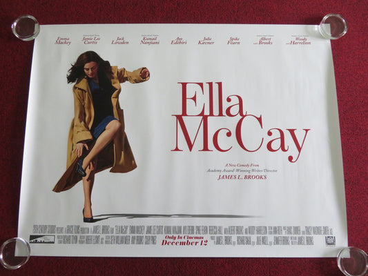 ELLA MCCAY UK QUAD ROLLED POSTER EMMA MACKEY JAMIE LEE CURTIS W. HARRELSON 2025