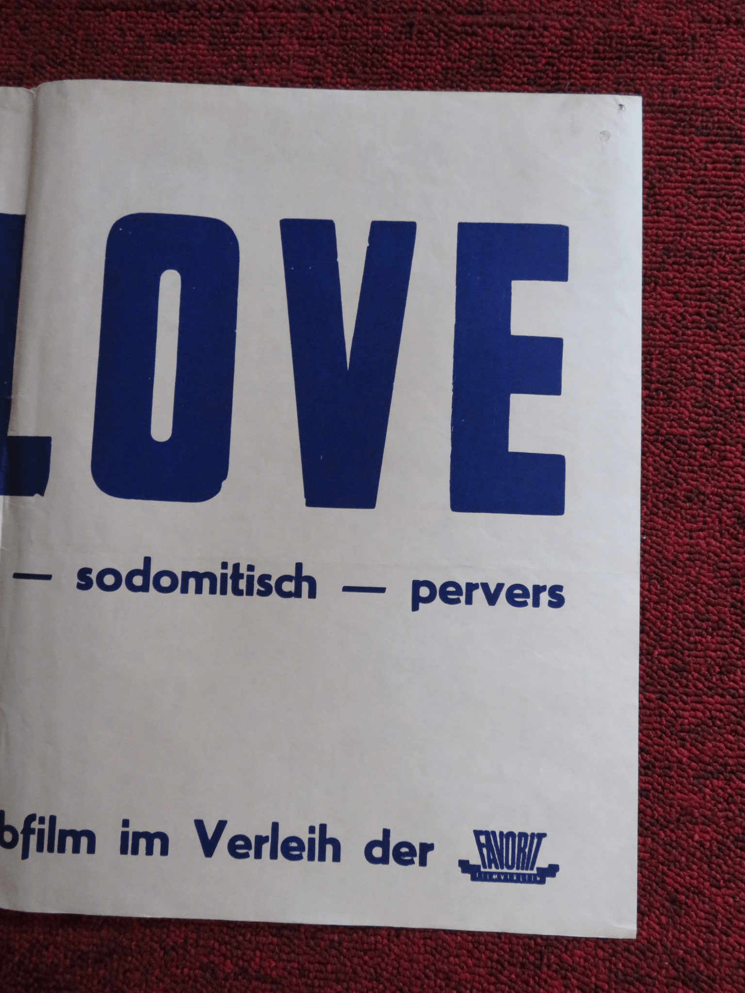 ANIMAL LOVE GERMAN POSTER MARY DUNN SAM KING 1969 - Rendezvous Cinema