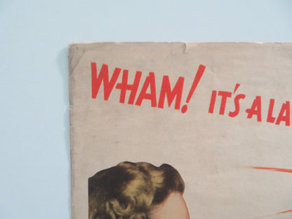 THE MEANEST MAN IN THE WORLD US INSERT POSTER JACK BENNY PRISCILLA LANE 1943 - Rendezvous Cinema