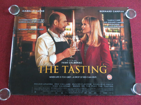 THE TASTING UK QUAD ROLLED POSTER ISABELLE CARRE BERNARD CAMPAN 2022