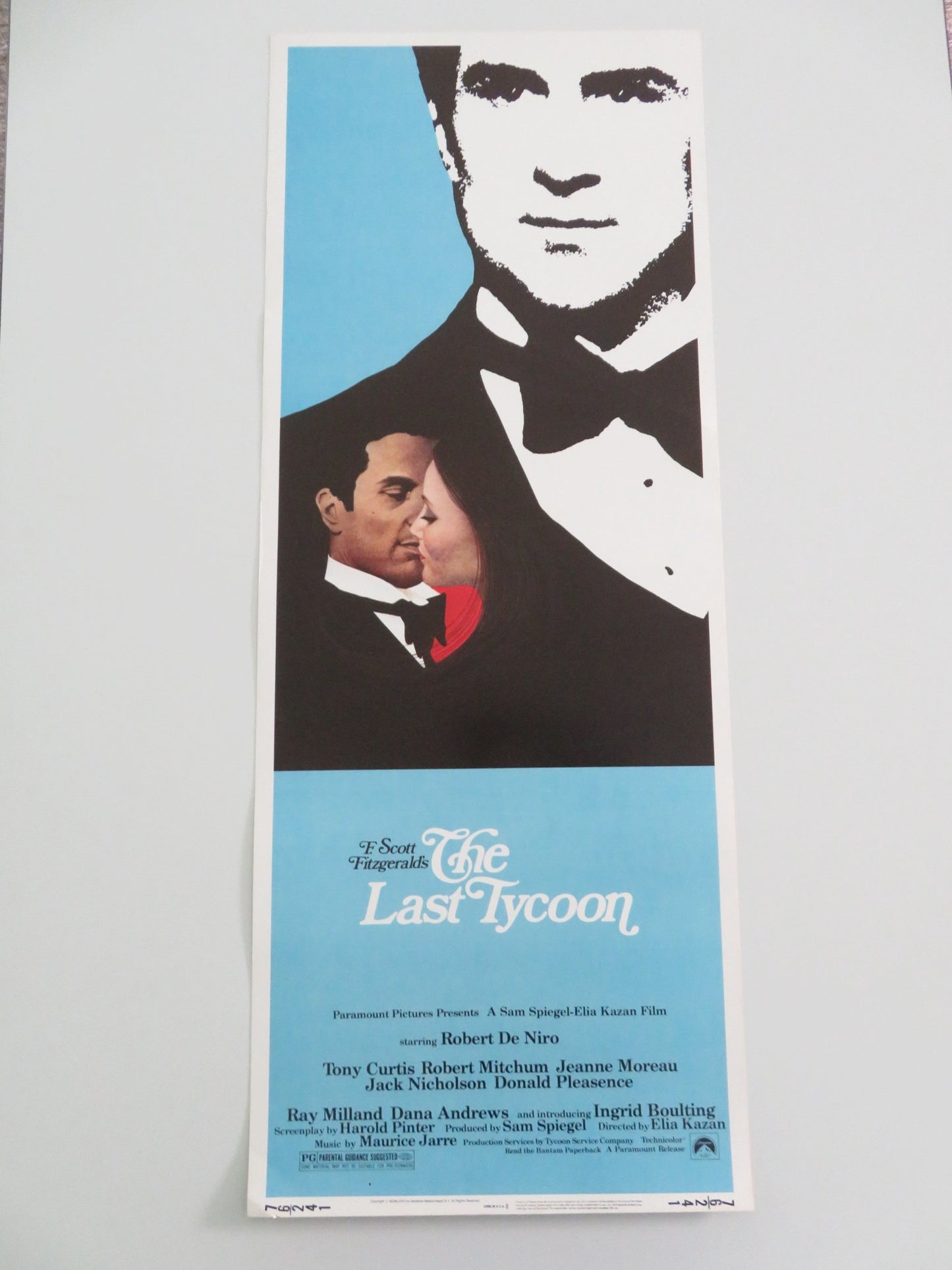 THE LAST TYCOON US INSERT POSTER ROBERT DE NIRO TONY CURTIS 1976 - Rendezvous Cinema