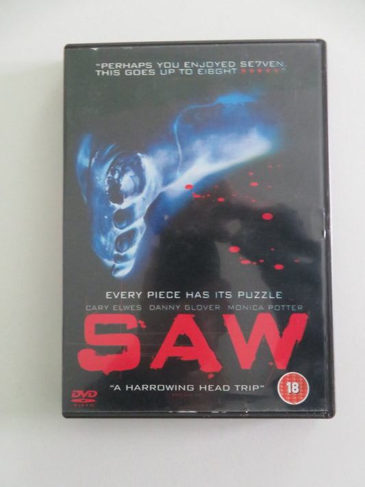 SAW (DVD) CARY ELWES DANNY GLOVER 2004 REGION 2