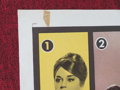 THE CHAPMAN REPORT FOLDED US ONE SHEET POSTER SHELLEY WINTERS JANE FONDA 1962