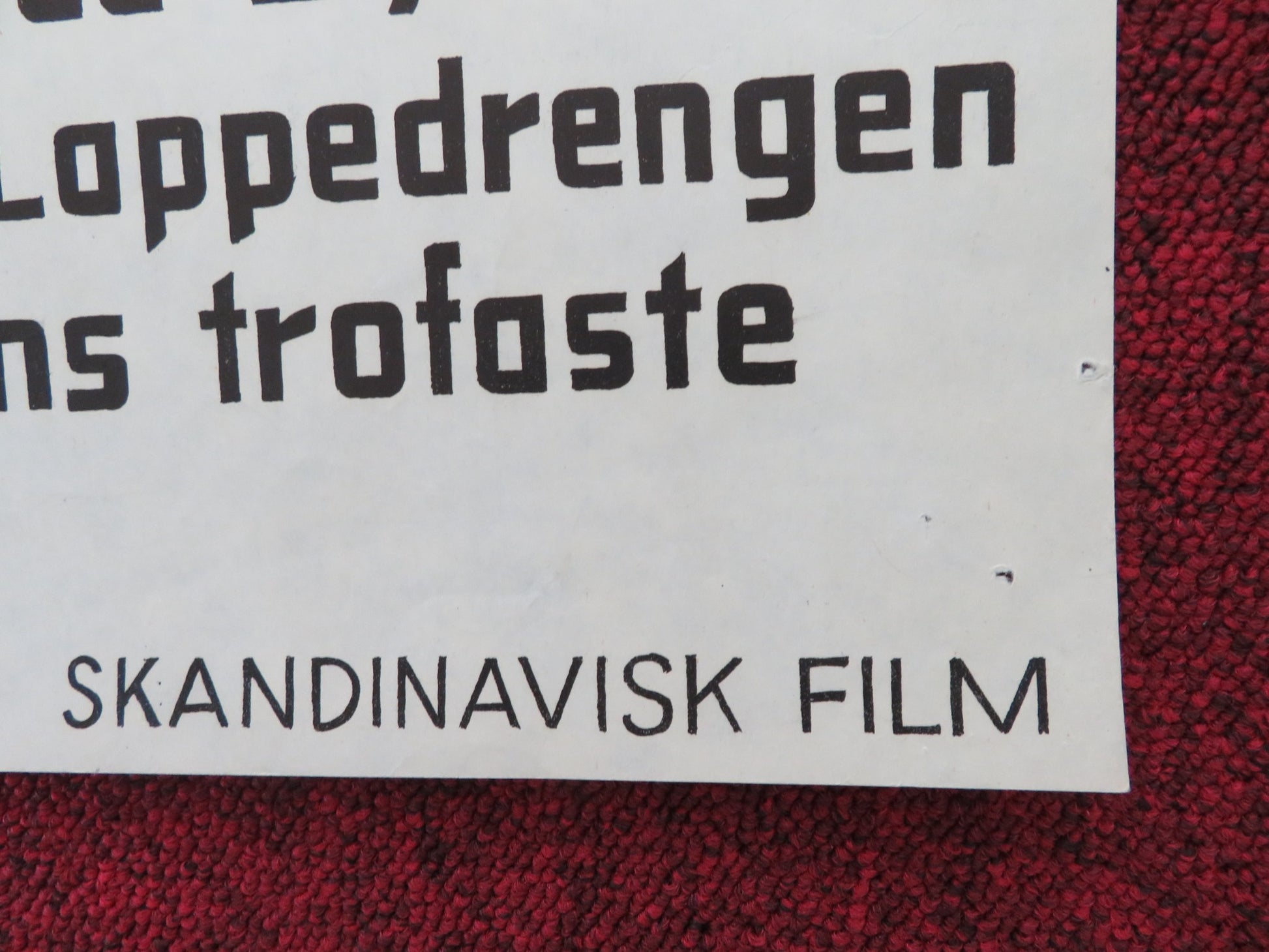 SAMPO LAPPELILL DANISH POSTER ROLLED LEIF BEXELIUS SARA BEXELIUS 1951 - Rendezvous Cinema