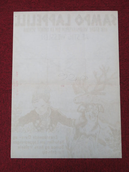 SAMPO LAPPELILL DANISH POSTER ROLLED LEIF BEXELIUS SARA BEXELIUS 1951 - Rendezvous Cinema