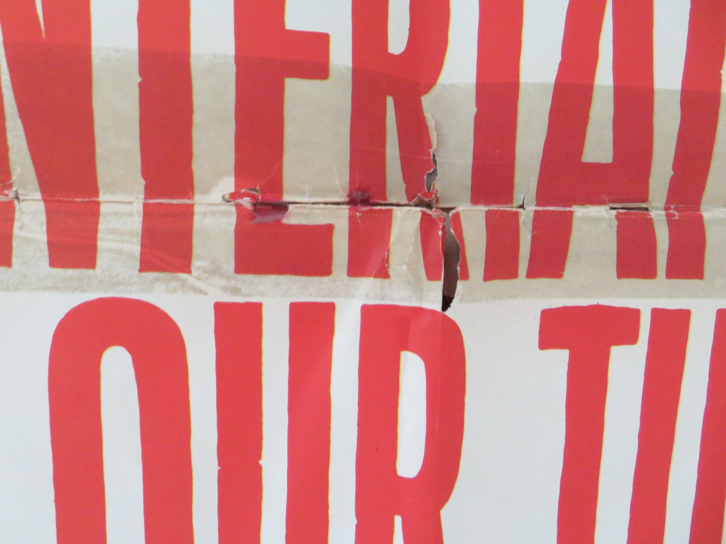 WITNESS FOR THE PROSECUTION FOLDED US ONE SHEET POSTER TYRONE POWER 1957