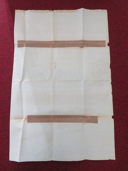 WITNESS FOR THE PROSECUTION FOLDED US ONE SHEET POSTER TYRONE POWER 1957