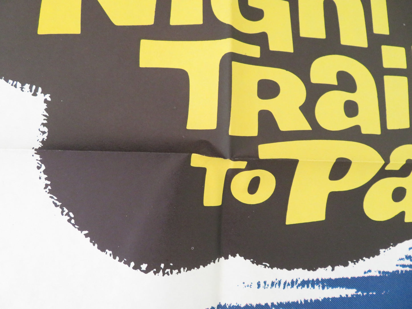 NIGHT TRAIN TO PARIS FOLDED US ONE SHEET POSTER LESLIE NIELSEN ALIZIA GUR 1964