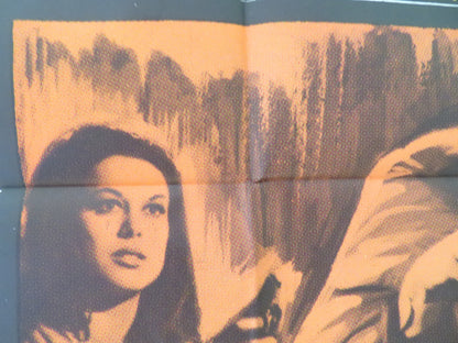 NIGHT TRAIN TO PARIS FOLDED US ONE SHEET POSTER LESLIE NIELSEN ALIZIA GUR 1964