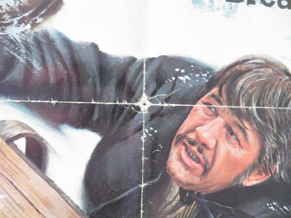 BREAKHEART PASS - STYLE B FOLDED US ONE SHEET POSTER CHARLES BRONSON 1976