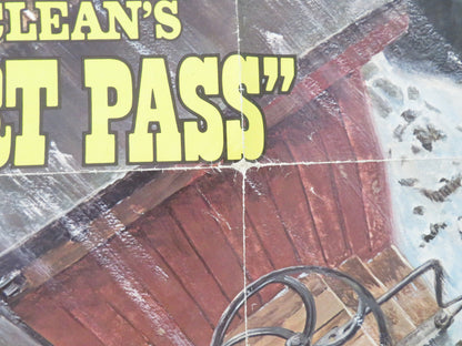 BREAKHEART PASS - STYLE B FOLDED US ONE SHEET POSTER CHARLES BRONSON 1976