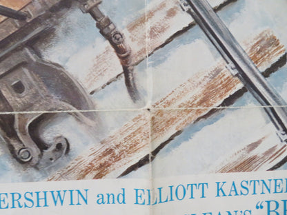 BREAKHEART PASS - STYLE B FOLDED US ONE SHEET POSTER CHARLES BRONSON 1976