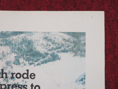 BREAKHEART PASS - STYLE B FOLDED US ONE SHEET POSTER CHARLES BRONSON 1976