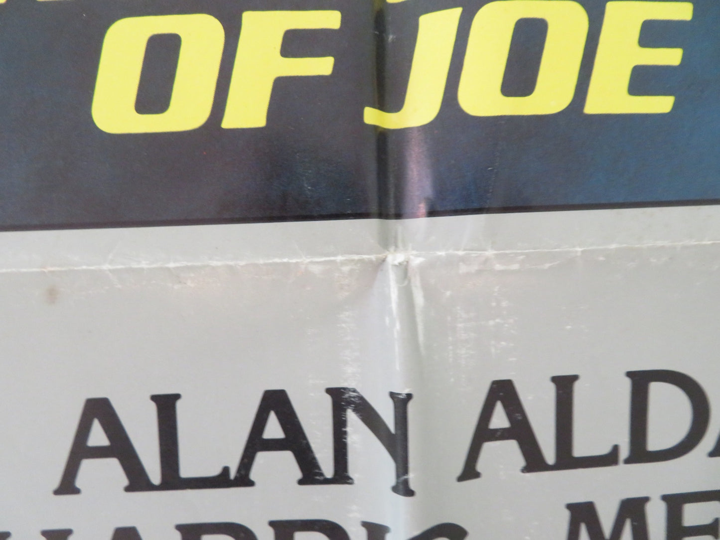 THE SEDUCTION OF JOE TYNAN - B FOLDED US ONE SHEET POSTER ALAN ALDA STREEP 1979