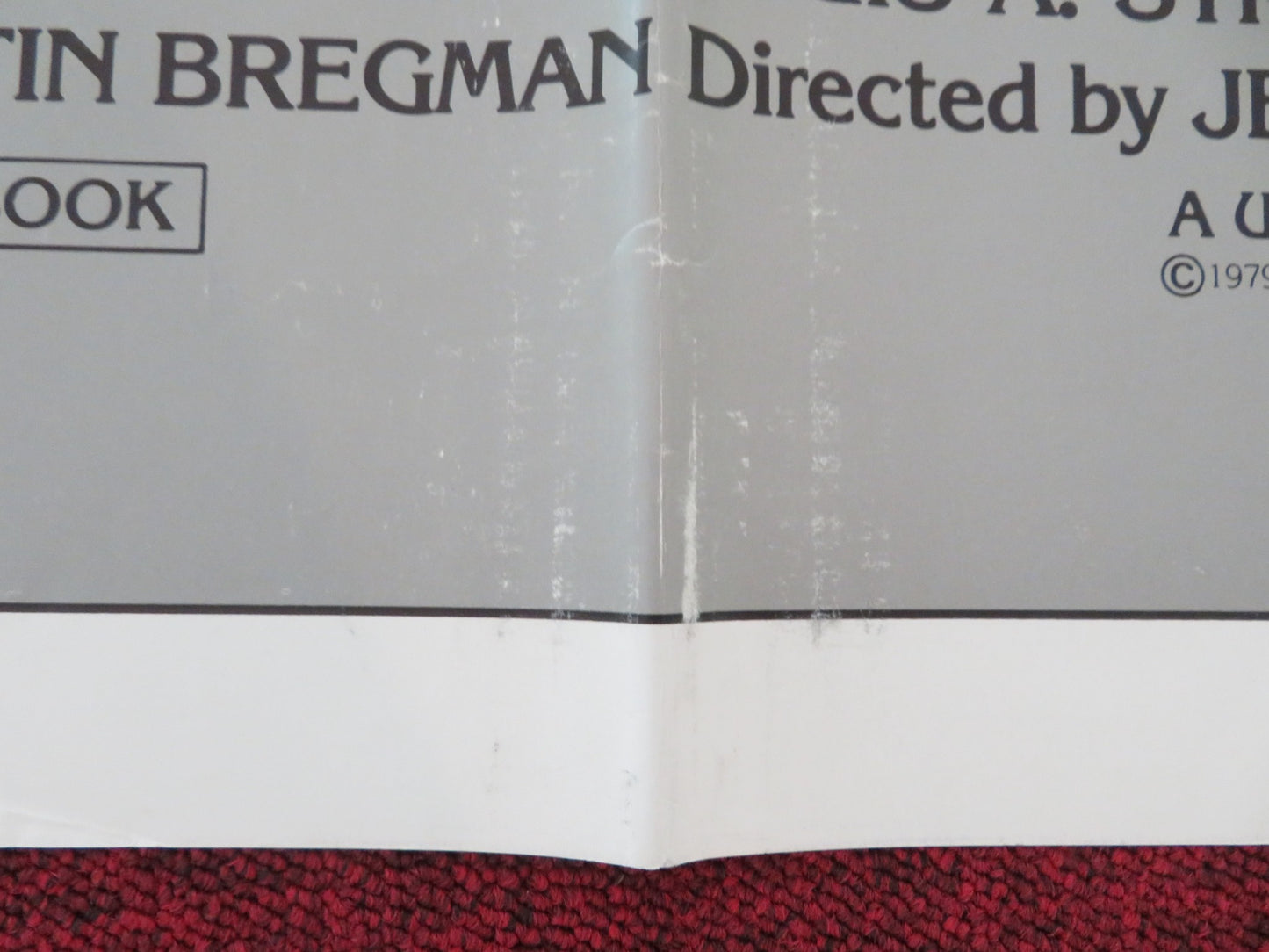 THE SEDUCTION OF JOE TYNAN - B FOLDED US ONE SHEET POSTER ALAN ALDA STREEP 1979