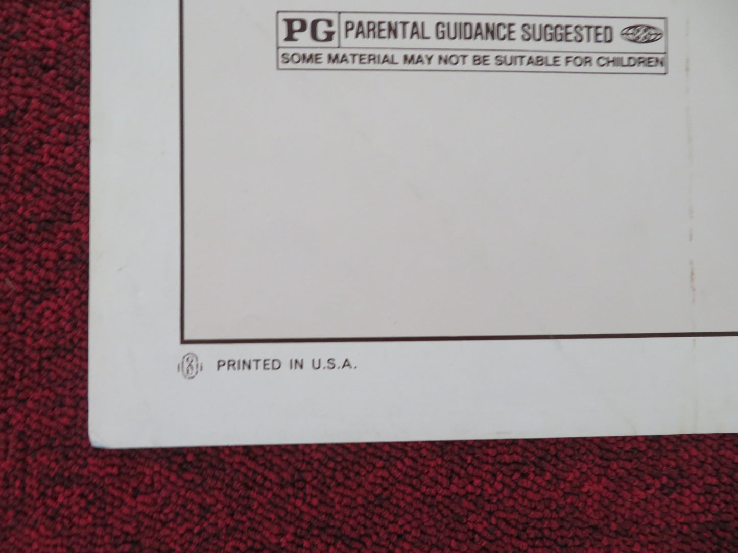 KRAMER VS. KRAMER FOLDED US ONE SHEET POSTER DUSTIN HOFFMAN MERYL STREEP 1979