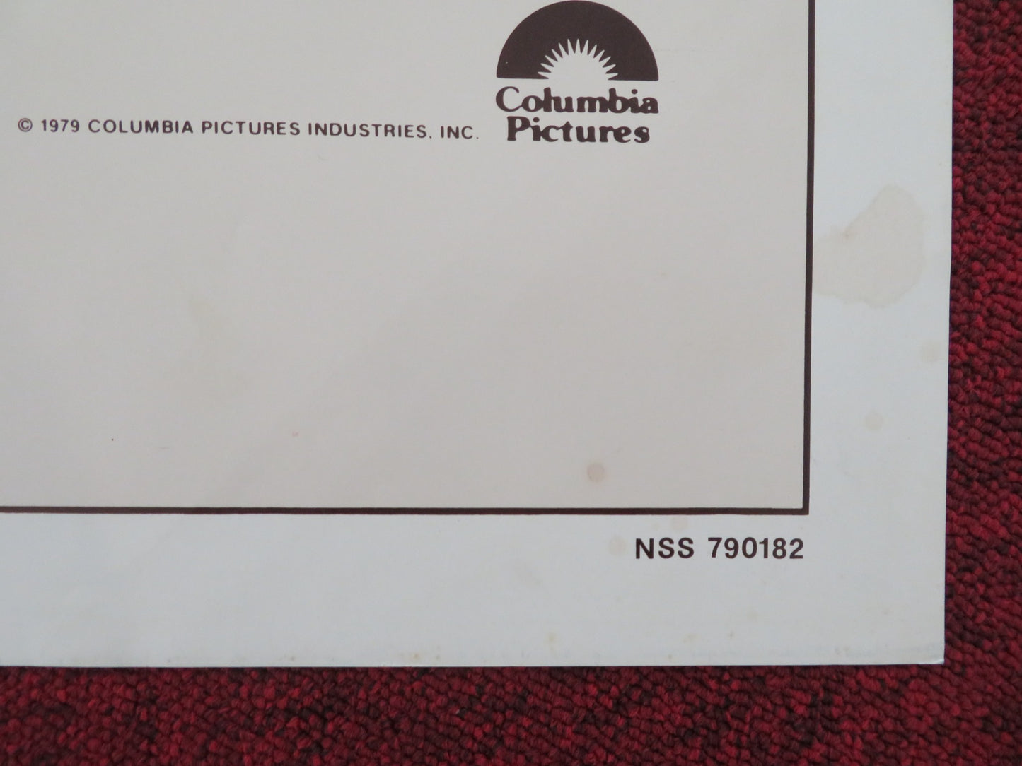 KRAMER VS. KRAMER FOLDED US ONE SHEET POSTER DUSTIN HOFFMAN MERYL STREEP 1979