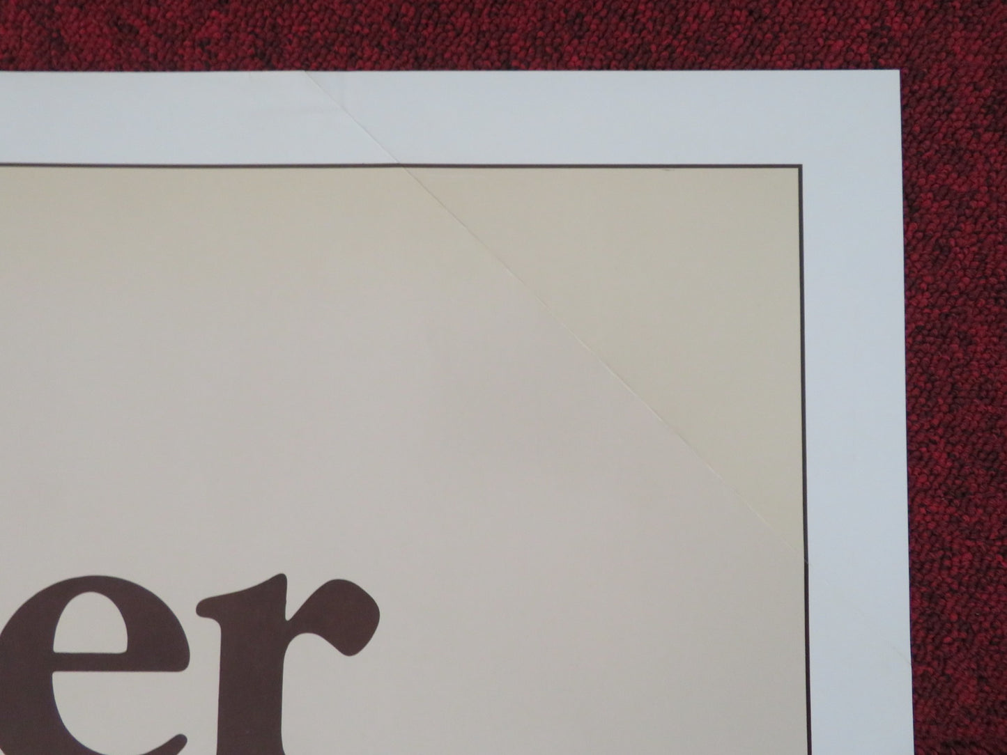 KRAMER VS. KRAMER FOLDED US ONE SHEET POSTER DUSTIN HOFFMAN MERYL STREEP 1979