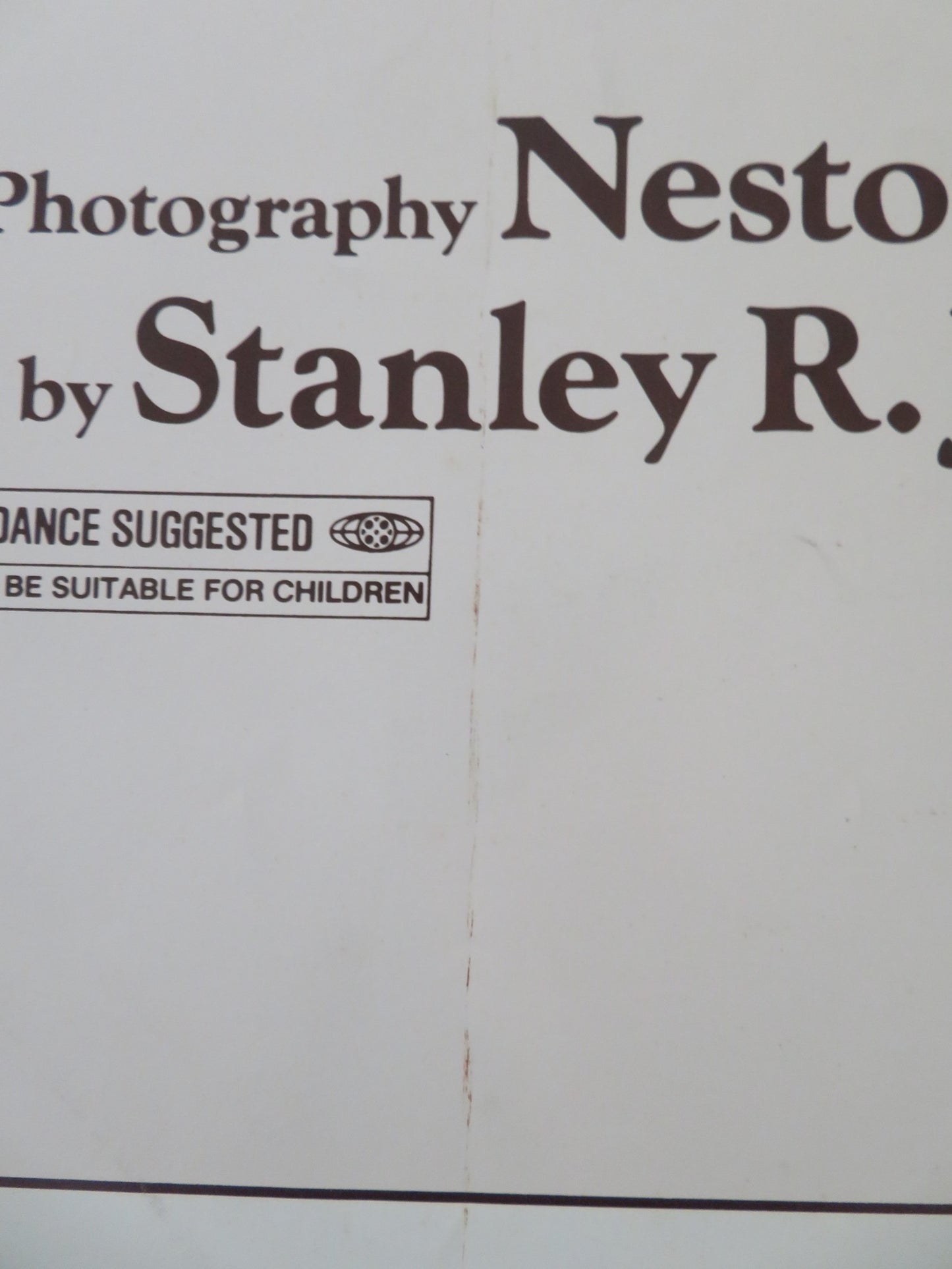 KRAMER VS. KRAMER FOLDED US ONE SHEET POSTER DUSTIN HOFFMAN MERYL STREEP 1979