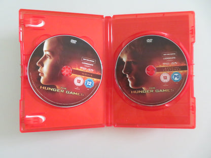 THE HUNGER GAMES - B -  2 DISC DVD SET (DVD) JENNIFER LAWRENCE 2012 REGION 2