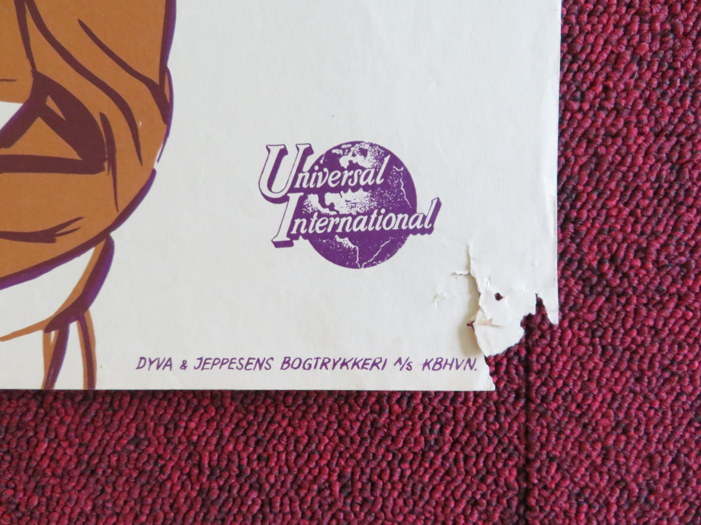 SIERRA DANISH POSTER ROLLED AUDIE MURPHY WANDA HENDRIX 1959 - Rendezvous Cinema