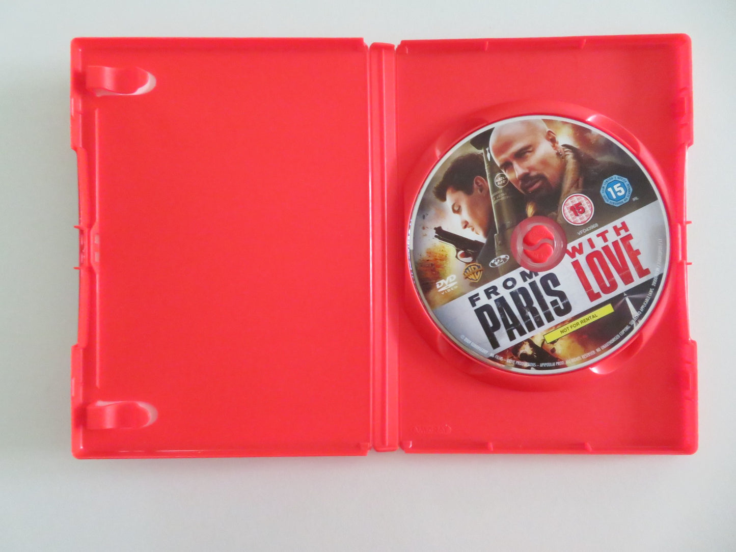 FROM PARIS WITH LOVE (DVD) JOHN TRAVOLTA JONATHAN MEYERS 2010 REGION 2