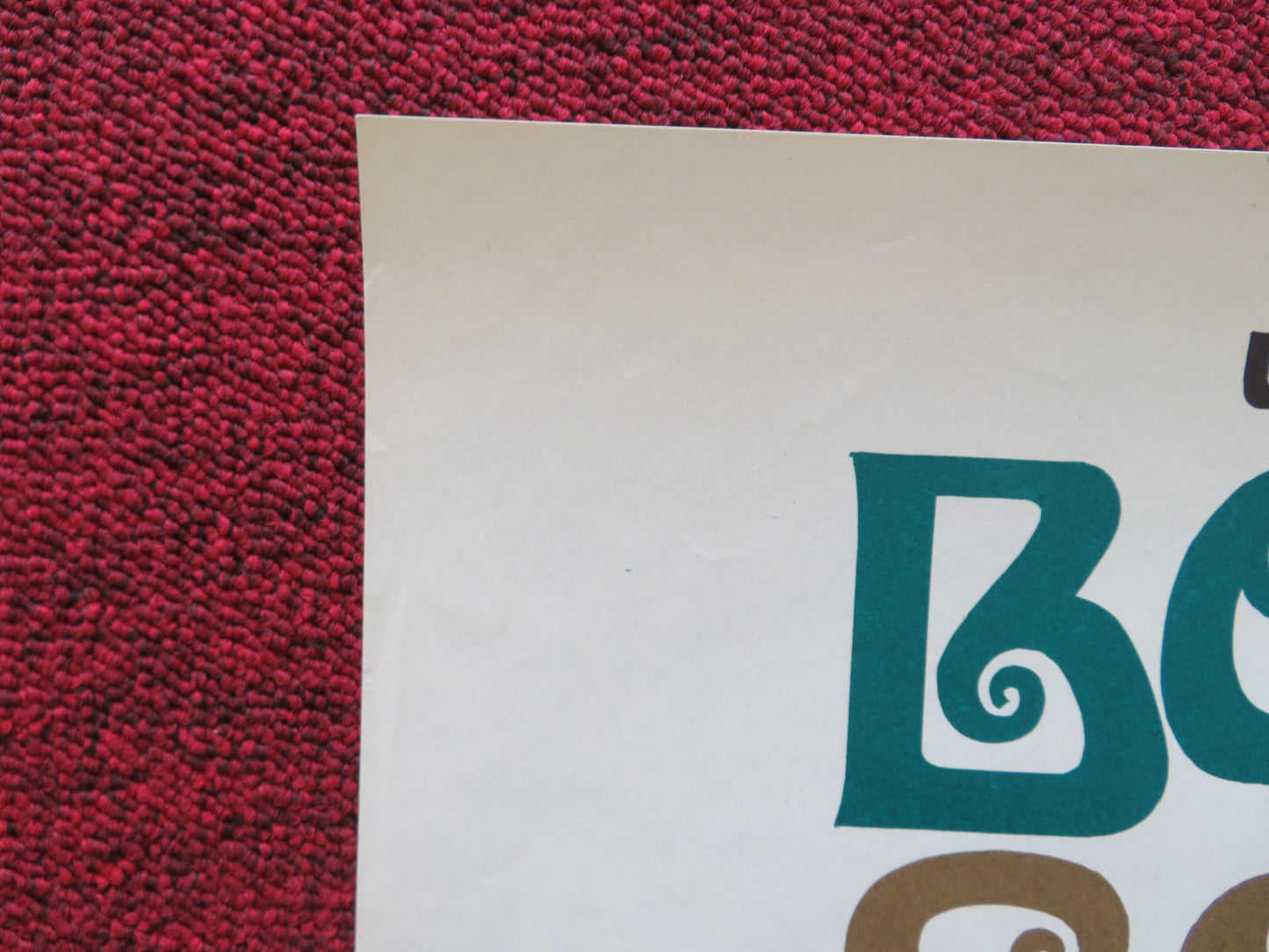 THE BOOKSELLER GAVE UP BATHING DANISH POSTER ROLLED ALLAN EDWALL JARL KULLE 1970 - Rendezvous Cinema