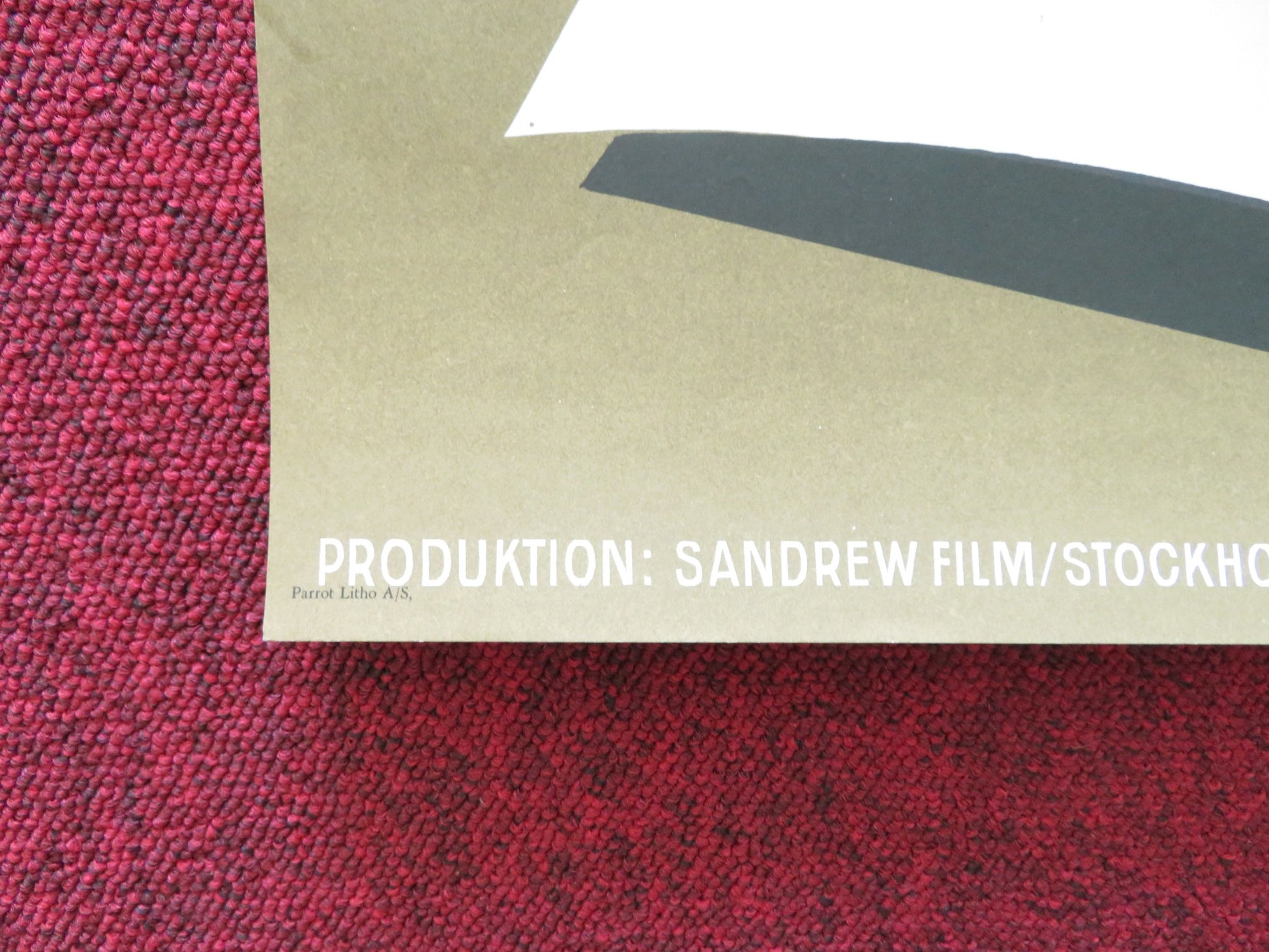 THE BOOKSELLER GAVE UP BATHING DANISH POSTER ROLLED ALLAN EDWALL JARL KULLE 1970 - Rendezvous Cinema