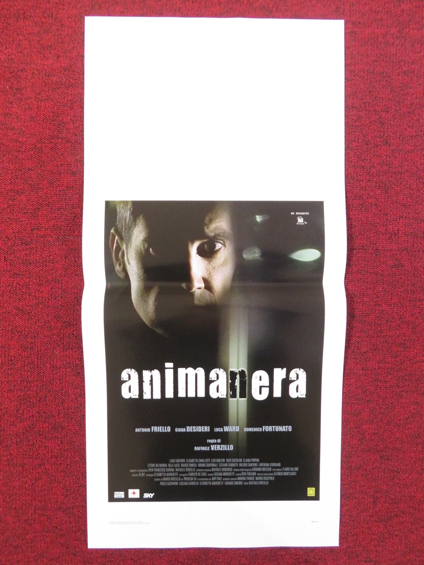 ANIMANERA ITALIAN LOCANDINA POSTER ETTORE BELMONDO GIADA DESIDERI 2008 - Rendezvous Cinema