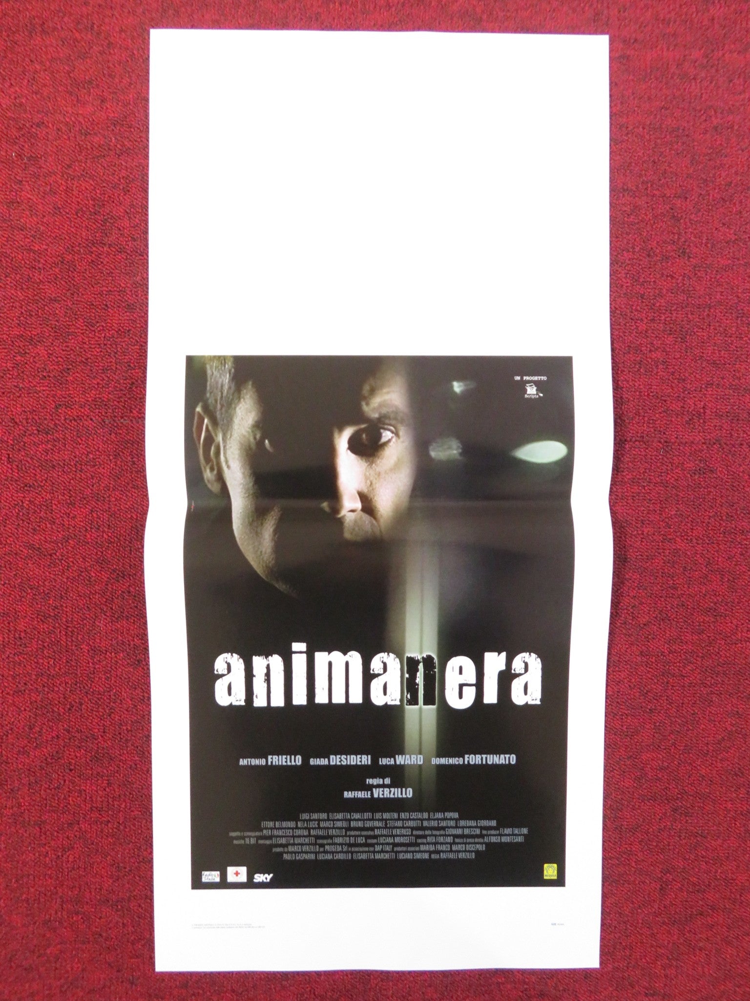 ANIMANERA ITALIAN LOCANDINA POSTER ETTORE BELMONDO GIADA DESIDERI 2008 - Rendezvous Cinema