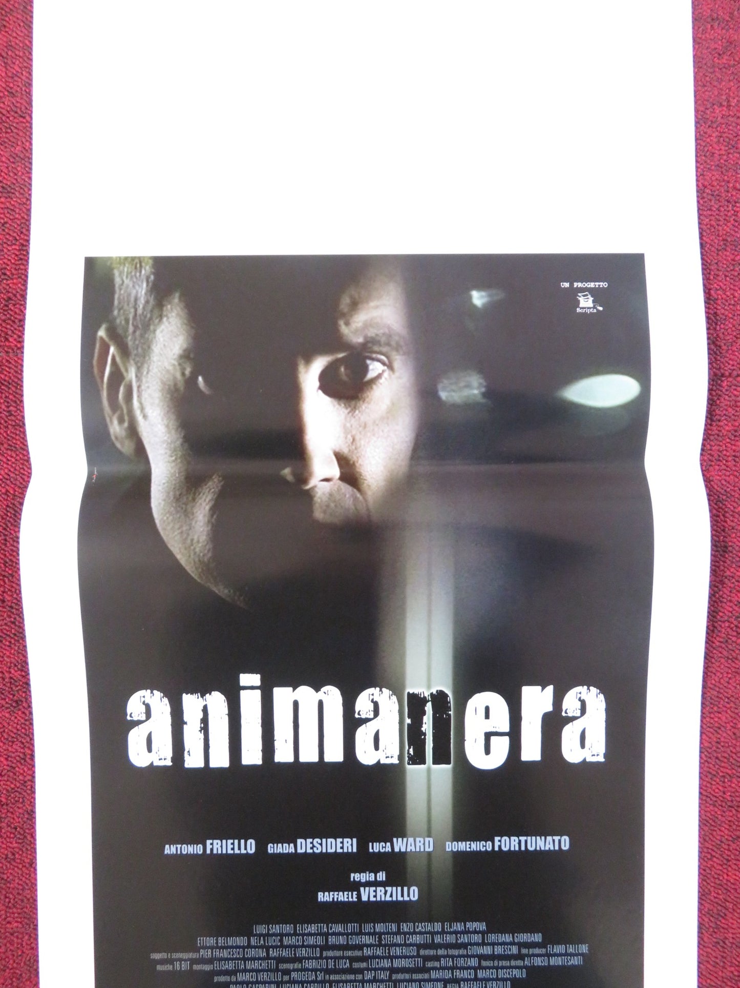ANIMANERA ITALIAN LOCANDINA POSTER ETTORE BELMONDO GIADA DESIDERI 2008 - Rendezvous Cinema