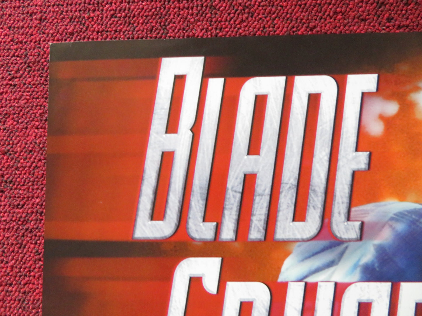 BLADE SQUAD VHS VIDEO POSTER YANCEY ARIAS KIRK BALTZ 1998 - Rendezvous Cinema